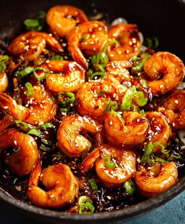 Honey Garlic Shrimp Bowls
