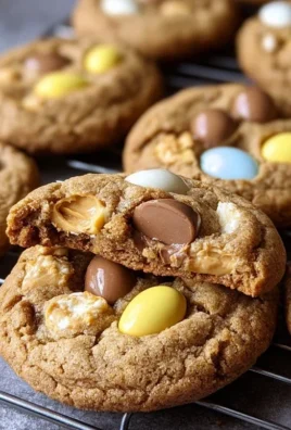 Brown Butter Cadbury Egg Cookies