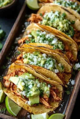 Crispy Poblano Chicken Tacos with Avocado-Jalapeño Salsa