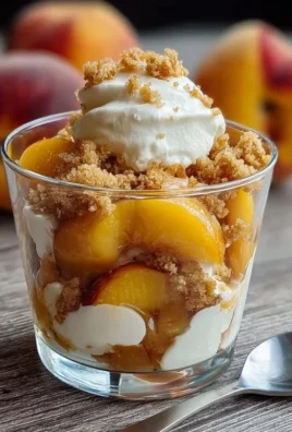 Classic Peach Cobbler Parfait