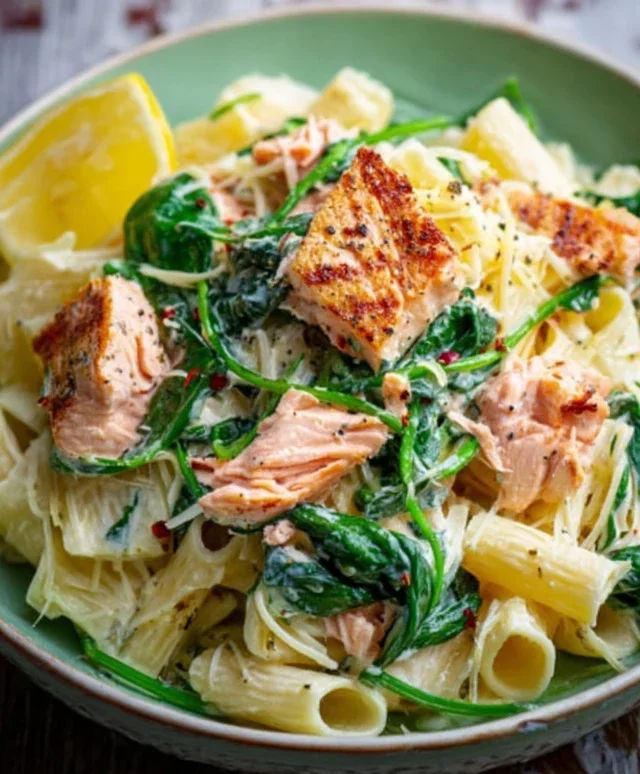 Salmon Spinach Pasta Dish: A Delicious and Nutritious Recipe to Try Today