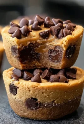Peanut Butter Chocolate Chip Cookie Cups