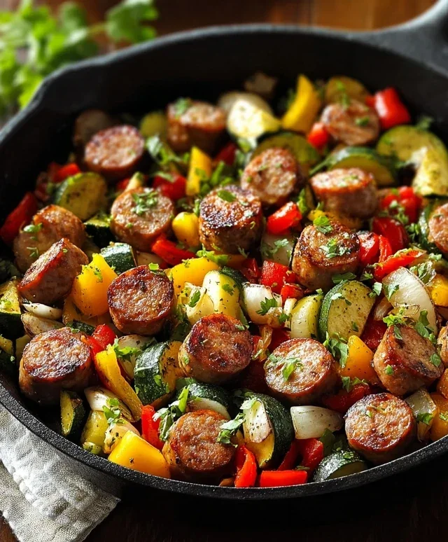 Sausage and Veggies Skillet