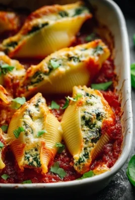 Spinach and Ricotta Stuffed Shells Recipe