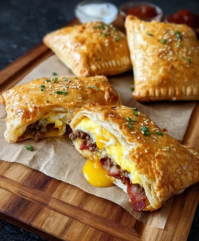 Breakfast Pockets Beef Beef Bacon Egg