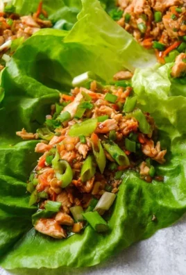 Asian chicken lettuce wraps recipe (Whole30, Pnon-non-non-alcoholic alternativeic non-alcoholic aleo, Low Carb)