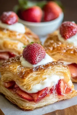 Strawberry Flaky Puffs