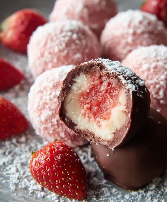 Strawberry Truffles