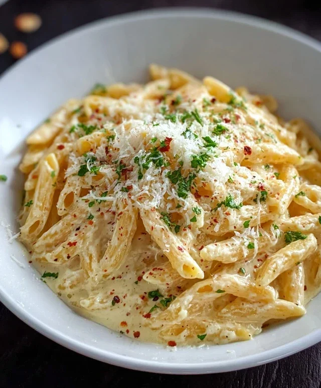 One Pot Creamy Garlic Pasta (Just 20 Minutes!)