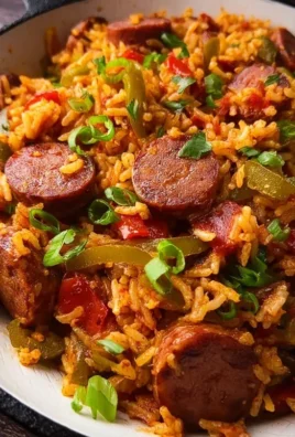 Cajun Sausage and Rice Skillet