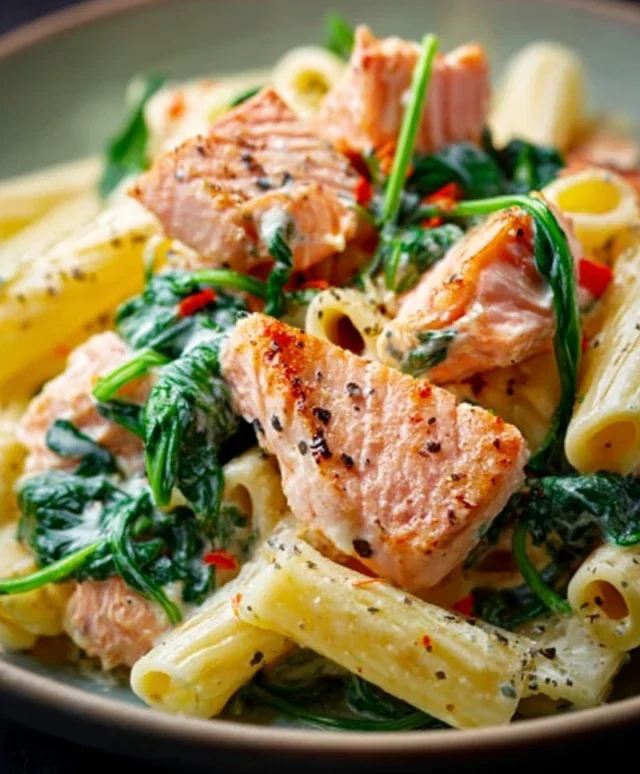 Salmon Spinach Pasta Dish: A Delicious and Nutritious Recipe to Try Today