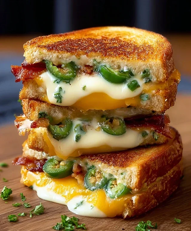Jalapeño Popper Grilled Cheese
