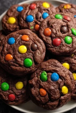 Chocolate M&M Cookies