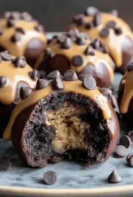 Chocolate Chip Cookie Dough Brownie Bombs