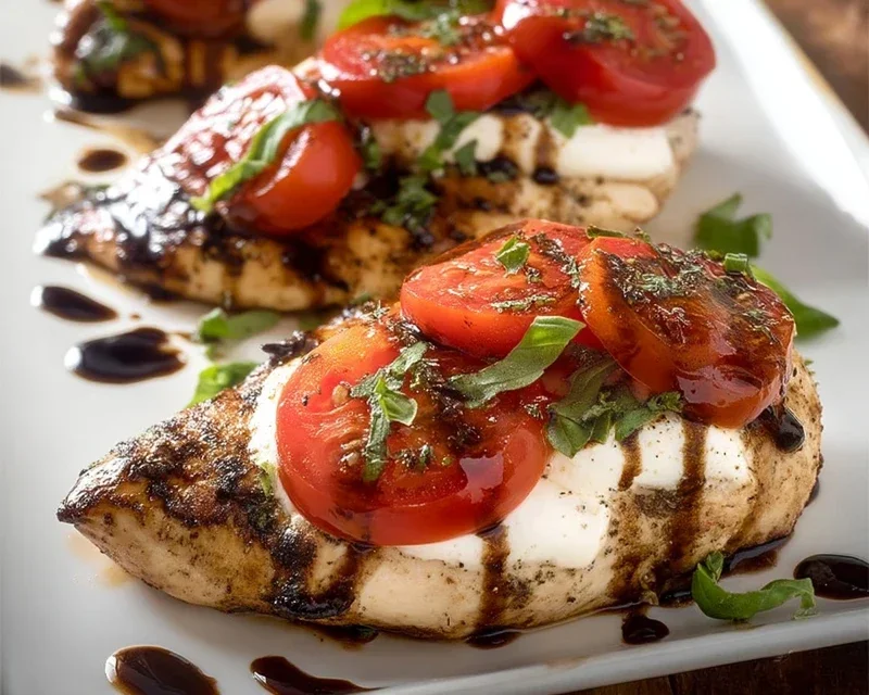 Grilled Chicken Caprese