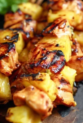 Pineapple Chicken Kebabs Recipe
