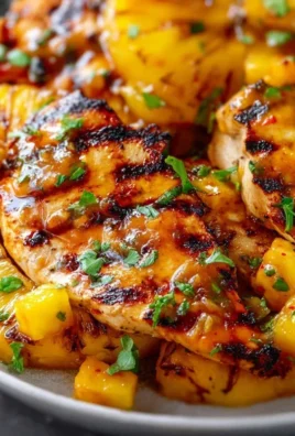 Grilled Mango Pineapple Chicken