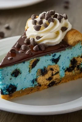 Cookie Monster Cheesecake