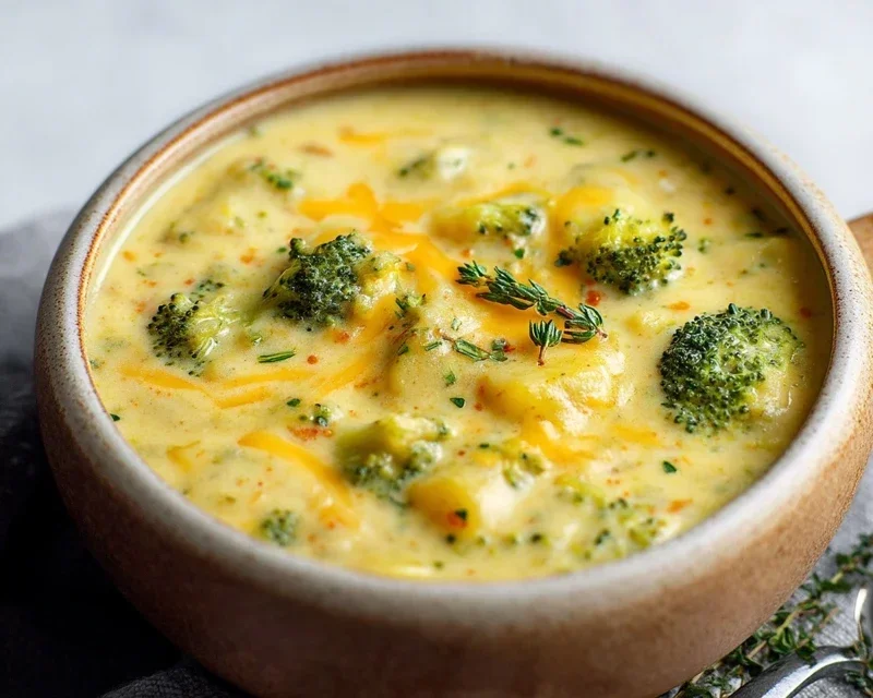 Broccoli Potato Cheese Soup Recipe
