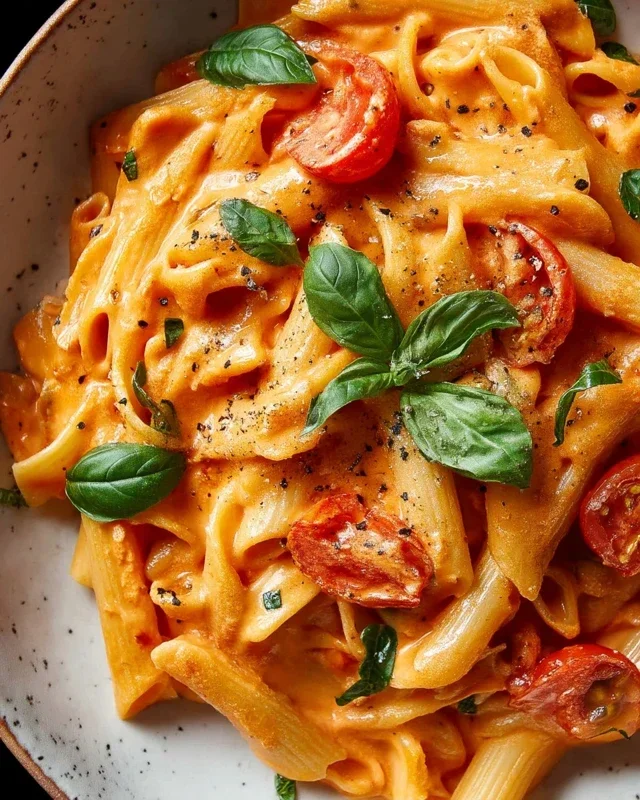 Easy One Pot Creamy Tomato Pasta