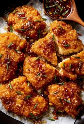 Baked Crunchy Hot Honey Chicken