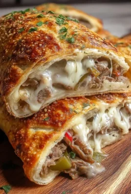 Philly Cheesesteak Stromboli
