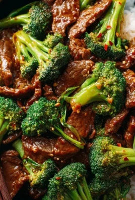 Chinese Beef and Broccoli (牛肉炒西兰花)