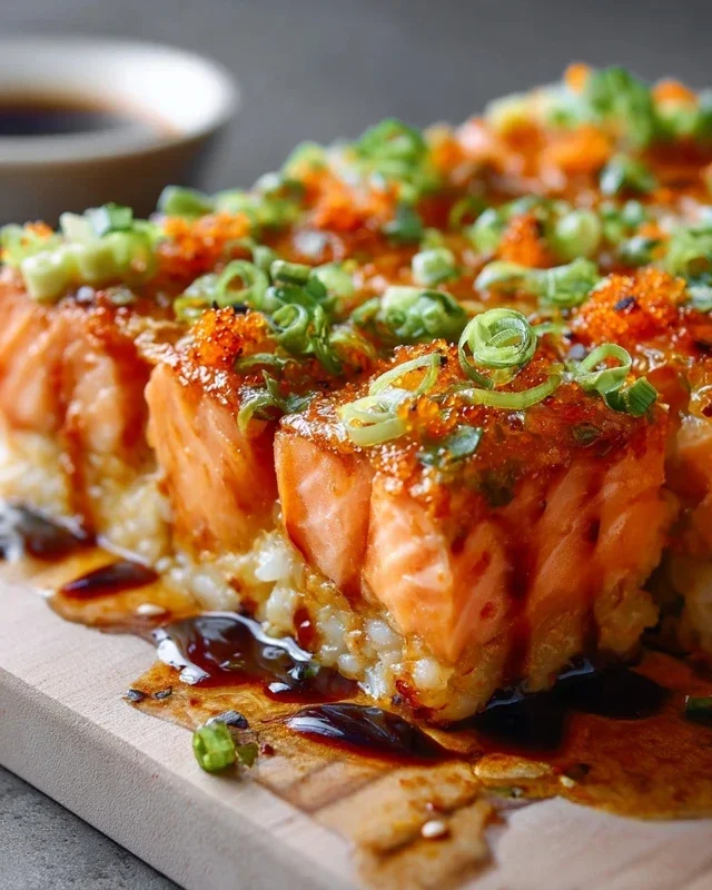 Spicy Salmon Sushi Bake Recipe