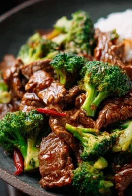 Chinese Beef and Broccoli (牛肉炒西兰花)