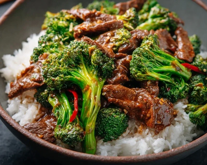 Chinese Beef and Broccoli (牛肉炒西兰花)