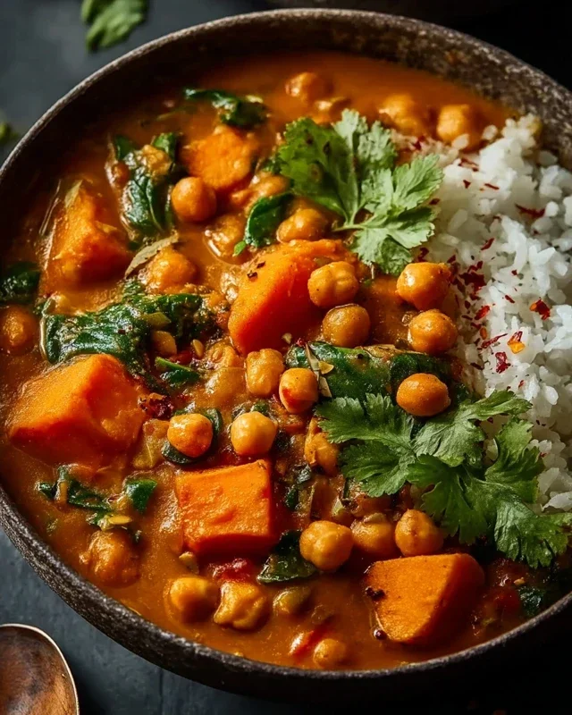 Sweet Potato and Chickpea Curry
