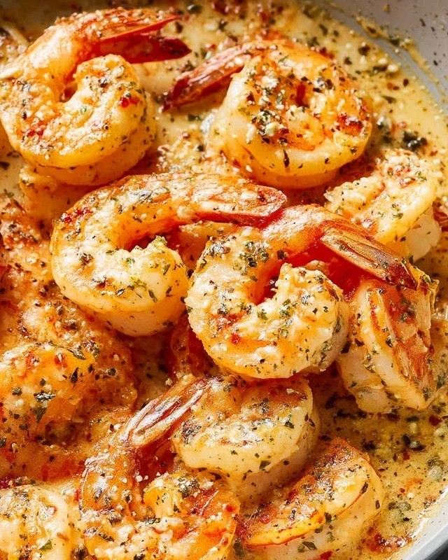 Creamy Garlic Shrimp (15 mins)