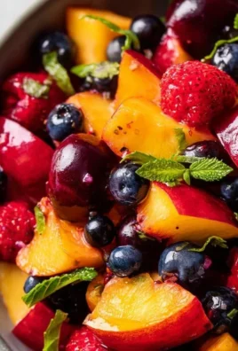 Summer Peach Fruit Salad