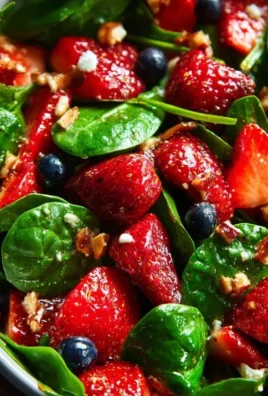 15-Minute Strawberry Spinach Salad