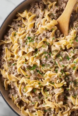 30-Minute Ground Beef Stroganoff