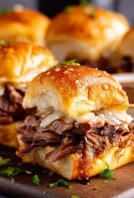 Easy French Dip Sliders Recipe