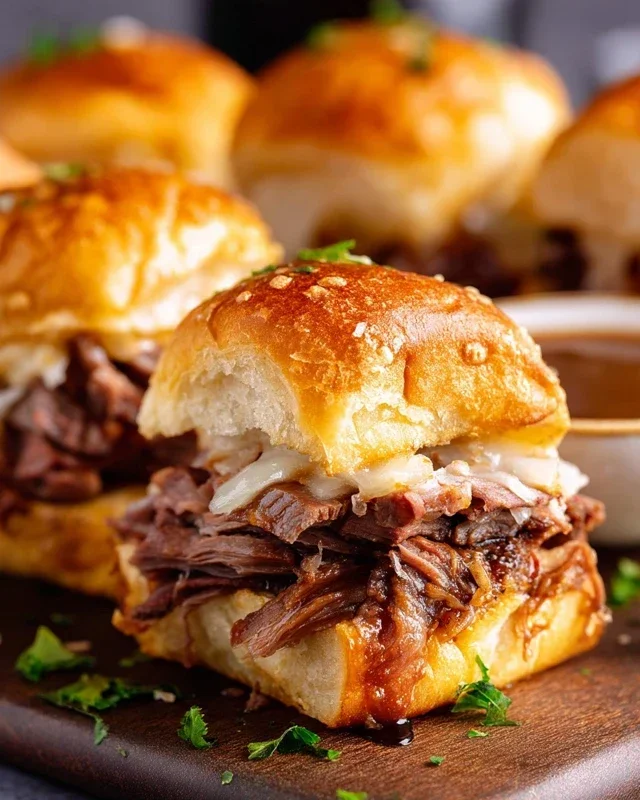 Easy French Dip Sliders Recipe