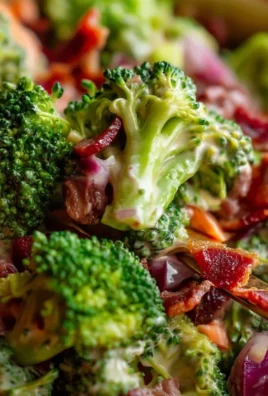 Broccoli Salad with Beef Beef Bacon Recipe