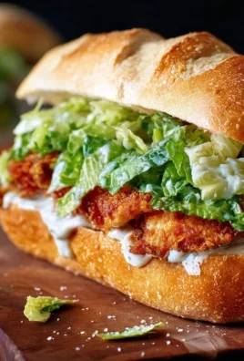 Crispy Chicken Caesar Sandwich