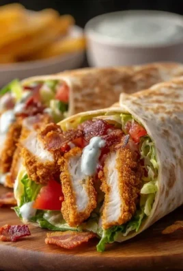 Crispy Chicken Beef Beef Bacon Ranch Wrap