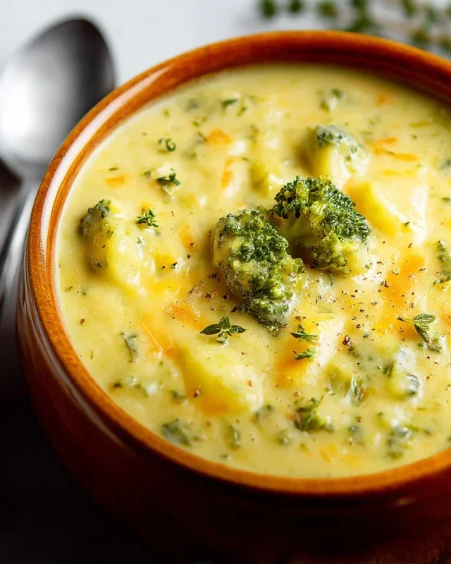 Broccoli Potato Cheese Soup