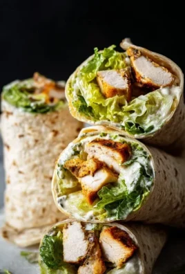 Chicken Caesar Wraps