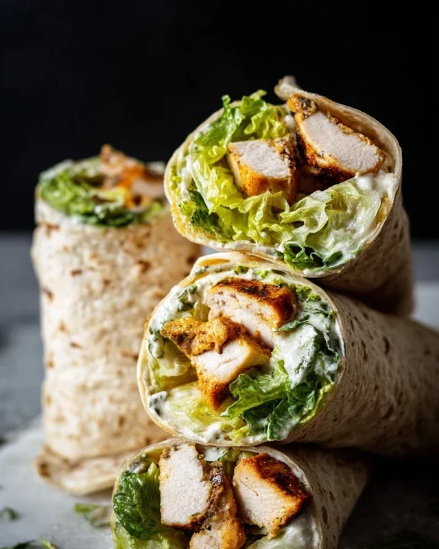 Chicken Caesar Wraps