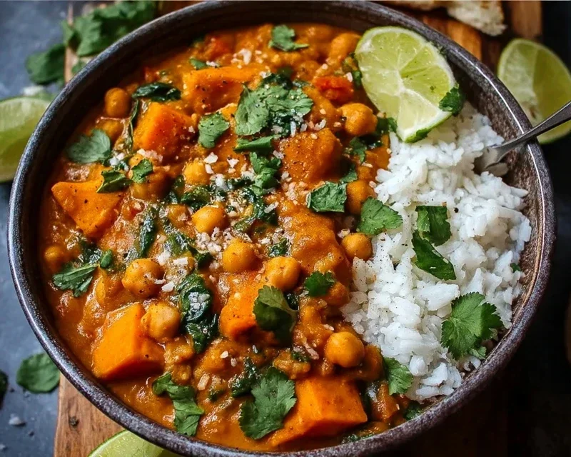 Sweet Potato and Chickpea Curry