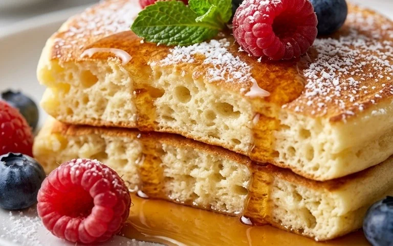 Fluffy Japanese Soufflé Pancakes