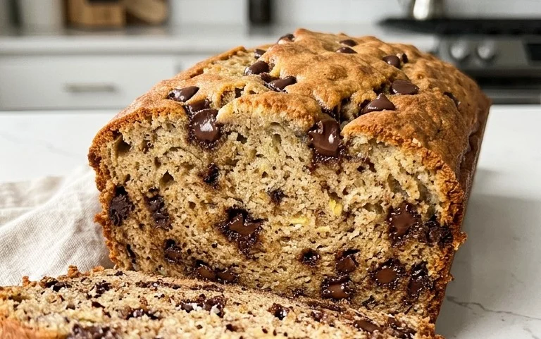 Easy Chocolate Chip Banana Bread