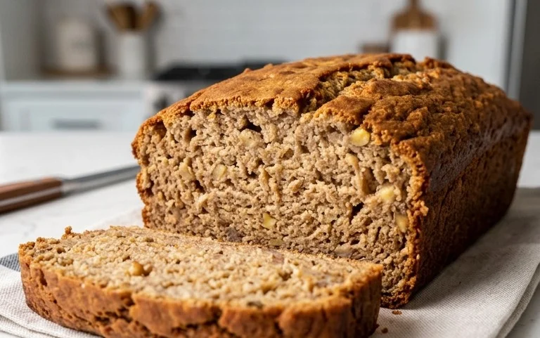 Healthy 5-Ingredient Flourless Banana Bread