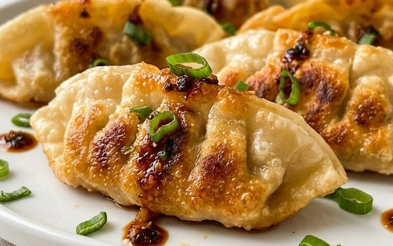 Chicken Potstickers (Pan Fried Dumplings)