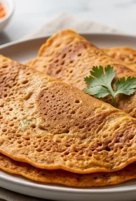 Masoor Dal Chilla | Savory Red Lentil Pancakes