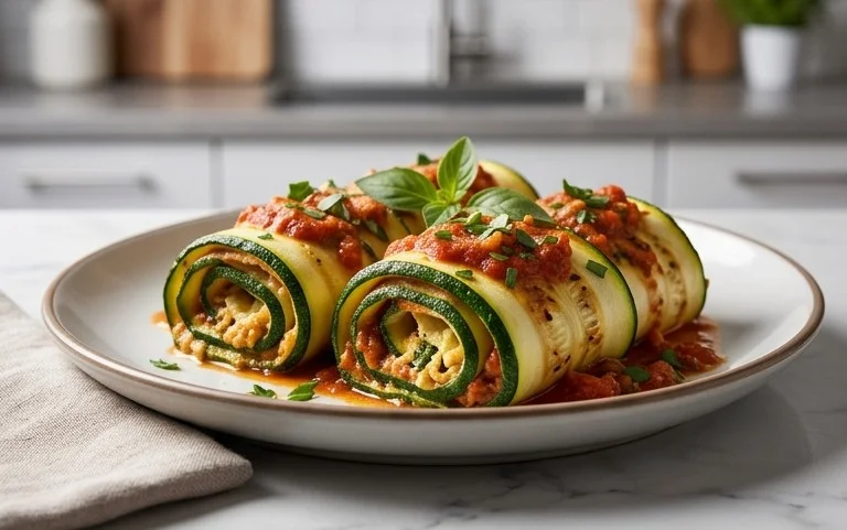 Vegan Zucchini Rollatini
